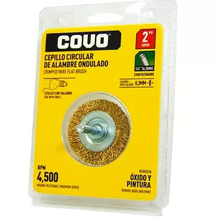 Cepillo Copa De Alambre Trenzado 5"