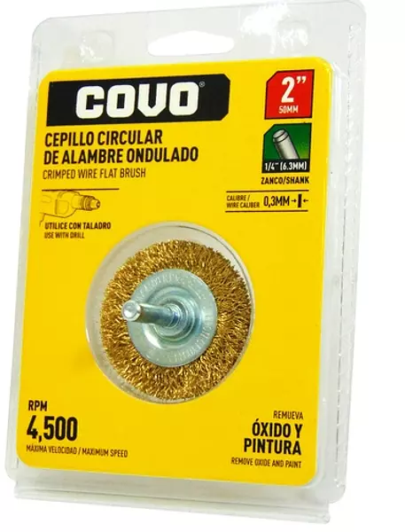 Cepillo Copa De Alambre Trenzado 5"
