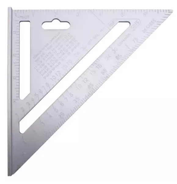 Escuadra Triangular Alum. 7" Uyu