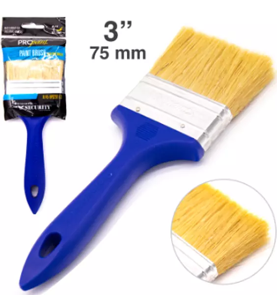 Brocha 3" Cabo Azul Display X12