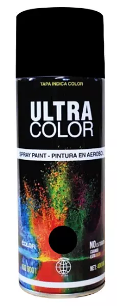Pintura Aerosol Negro Mate #4