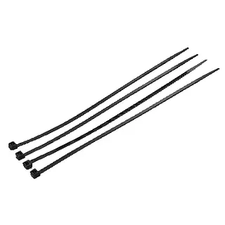 Amarra Plastica Negra 7.5 X 400mm 100un/Set