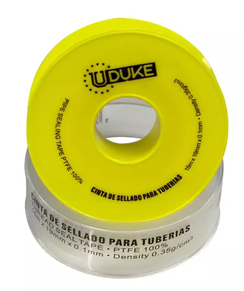 Cinta Teflon Industrial 15mts X19mmx0.1mm-0.35g Uduke
