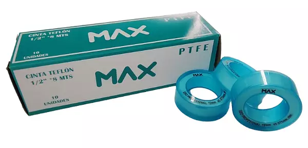 Cinta Teflon 1/2x8mts Max