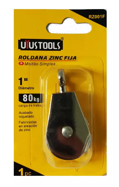 Roldana Zinc Fija 1" Uyu