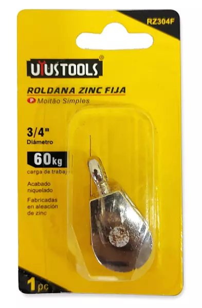 Roldana Zinc Fija 3/4" Uyus