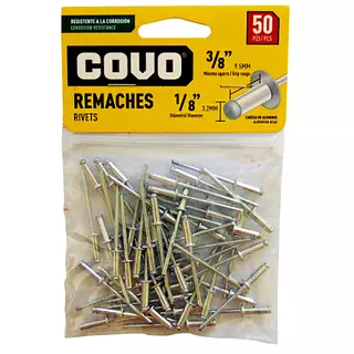 Remaches 1/8" X 3/8"