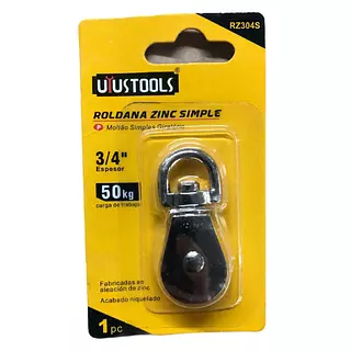 Roldana Zinc Simple 3/4" Uyu