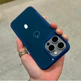 Case Protector De Camaras Azul Oscuro Iphone 16