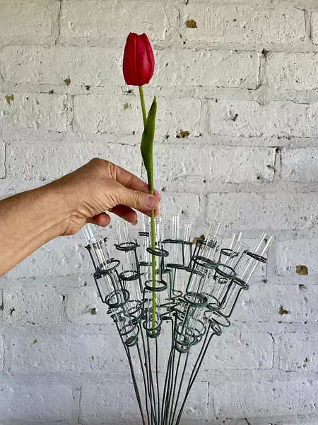 Florero Artesanal Pasteur