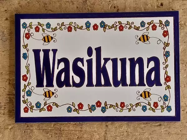 Letrero Azulejo Artesanal Personalizdo 20 X 30 Cm