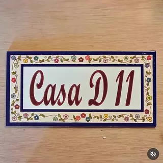 Baldosa Modelo Para Nomenclatura 15 X 30 Cm