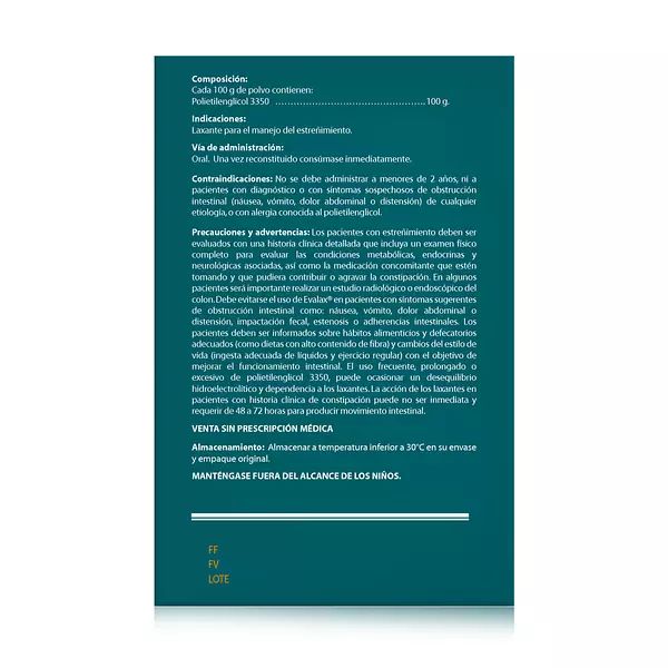 Evalax Polietinglicol Sobres