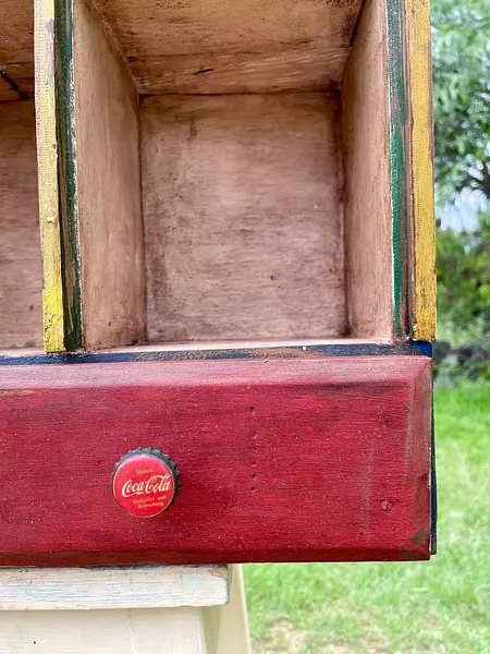 Repisa Rústica Estante 3 Arcos 2 Cajones - Colombia 1970