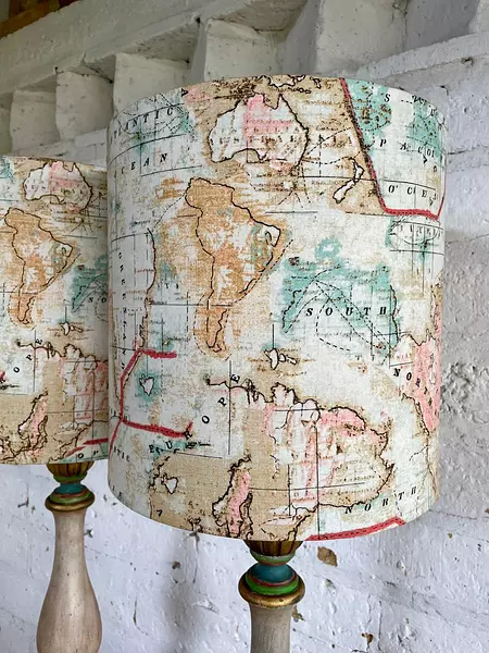 Pareja De Lámparas De Mesa - España 1950