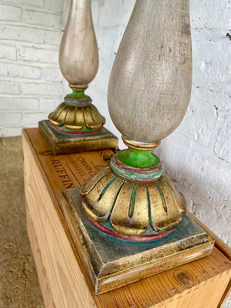 Pareja De Lámparas De Mesa - España 1950