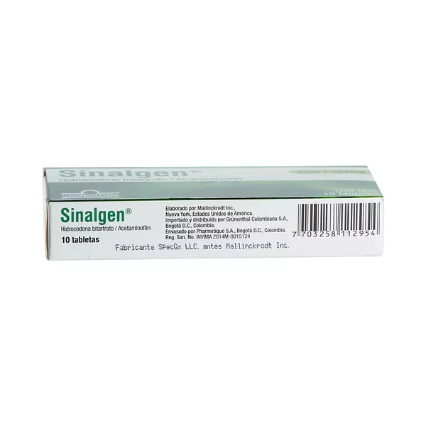 Sinalgen 5/325 Mg