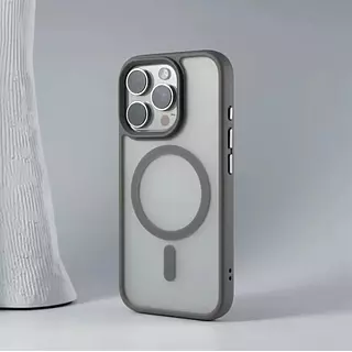 Case Magsafe Gris Mate Iphone 13pro+