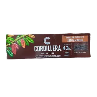 Barritas De Chocolate 43% X1kg