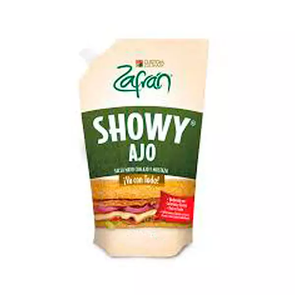 Salsa Mayo con Ajo y Mostaza Showy Ajo Zafran