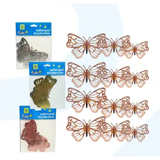 Mariposas Decorativa Paquete X12 -1