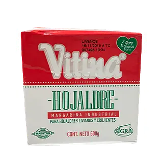 Margarina Vitina Hojaldre X500gr