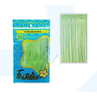 Cortina De Fiesta Verde