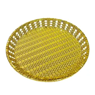 Plata Metalizado Para Fiestas Dorado