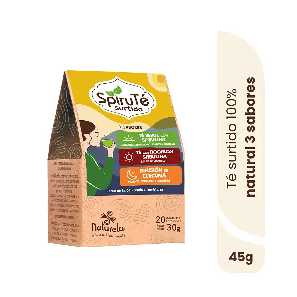 Spiruté Surtido 3 Sabores ( Rooibos- Curcuma Y Verde)