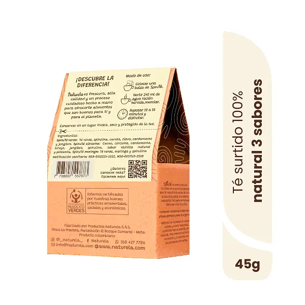 Spiruté Surtido 3 Sabores ( Rooibos- Curcuma Y Verde)