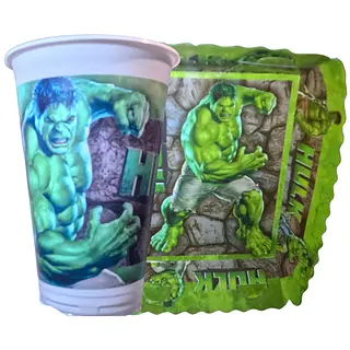 Platos Y Vasos Para Fiesta De Hulk