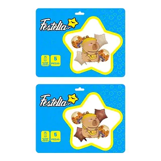 Bouquet De Globos Foil De Capibara