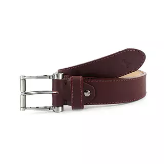 Cinturon de Cuero Vino Tinto