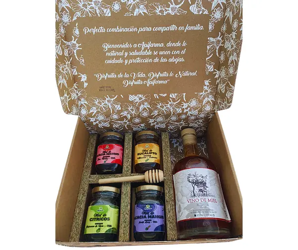 Kit De 6 Mieles + Vino De 375ml