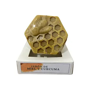 Jabon Natural De Miel Y Curcuma