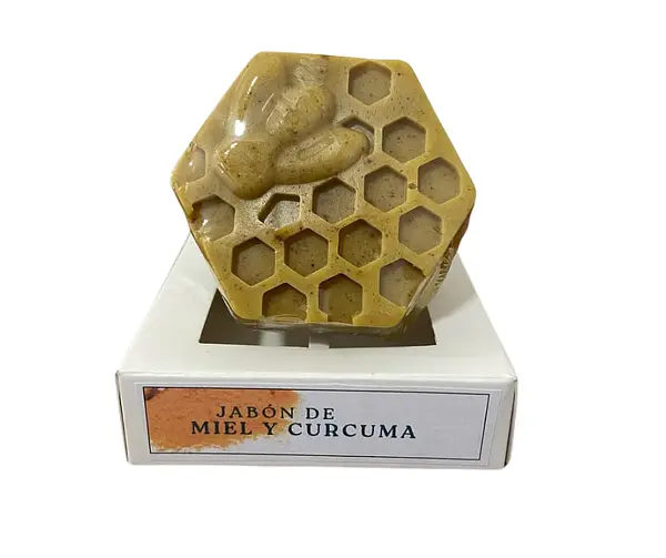 Jabon Natural De Miel Y Curcuma
