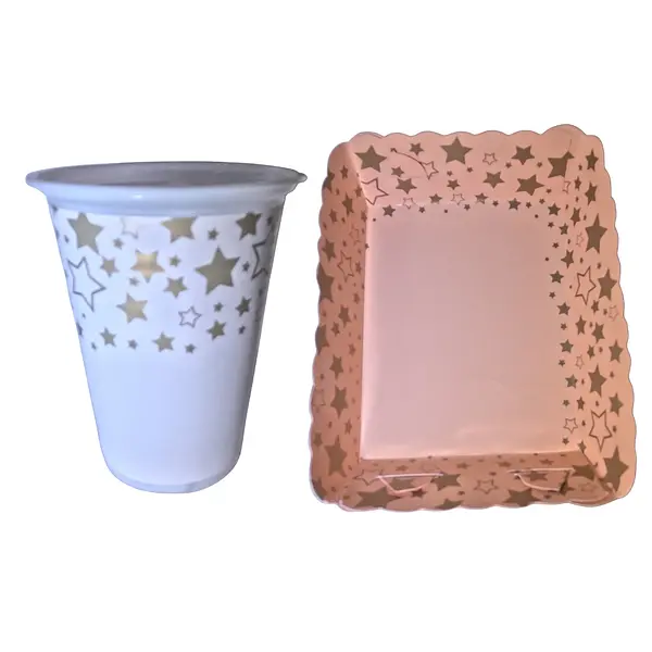 Platos Y Vasos Para Fiesta De Estrellas