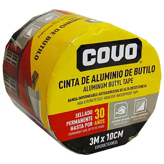 Cinta De Aluminio De Butilo Covo