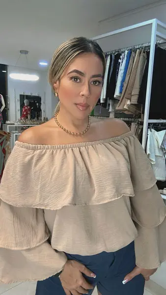 Blusa Bandeja Beige