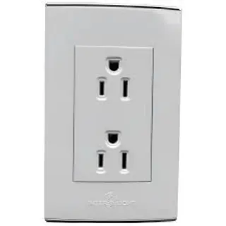 Toma Doble C/Polo Blanco M&J