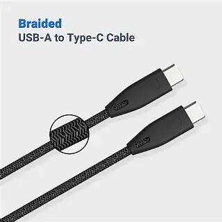 Cargador Usb C/C Cable Celular Trenzado Jal-D13 Jaltech