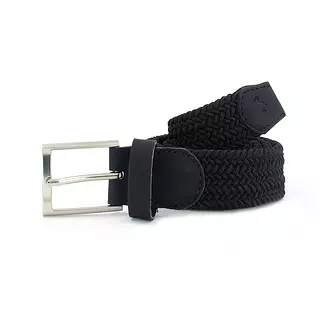 Reata de Cuero y Elastina Negro