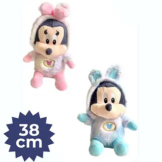 Peluche De Bebe Minnie Y Mickey