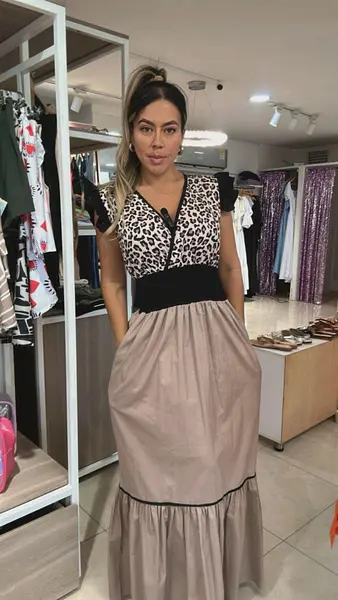 Vestido Animal Print