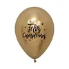 Globo Sempertex Reflex Dorado Feliz Cumpleaños Radiante