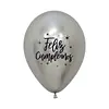 Globo Sempertex Reflex Plata Feliz Cumpleaños Radiante