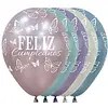 Globo Sempertex Silk Infinity Feliz Cumpleaños Mariposas