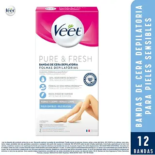 Veet Bandas Corporales Piel Sensible