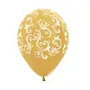 Globo Sempertex Metal Dorado Infinity Filigree