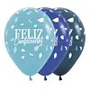 Globo Sempertex Fashion Surtido Infinity Terrazo Azul